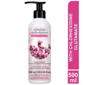 Hand Wash With CHG Disinfectant (500 ml) (Roman Chamomile & Alps Rose)