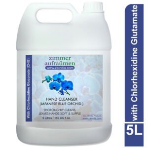 Hand Wash With CHG Disinfectant Pack (5L) (Japanese Blue Orchid)