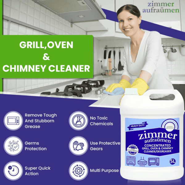 GRILL CLEANER, KITCHEN CLEANER, CHIMNEY CLEANER, GAS TOVE CLEANER, KITCHEN HARD STAIN REMOVER,