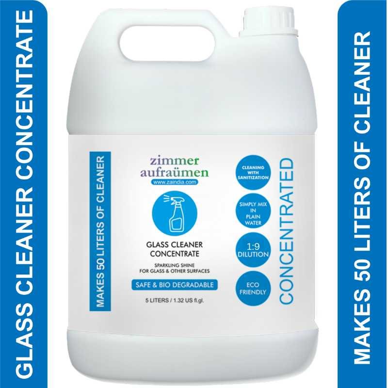 Glass Cleaner Solution Concentrate 5 Litres (Makes 50 Litres Cleaner)