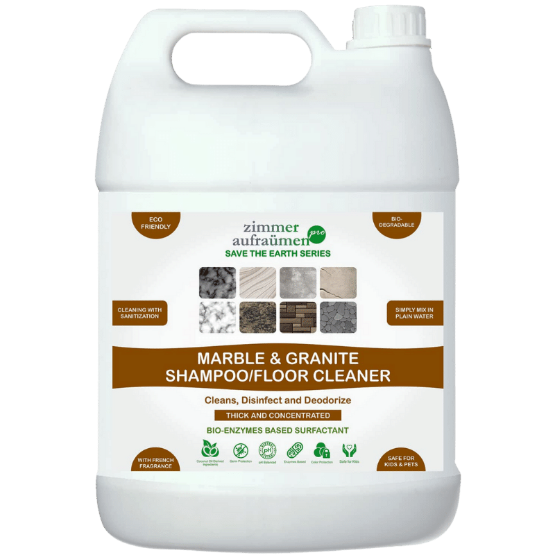 Zimmer Aufraumen Pro Marble & Granite Shampoo/Floor Cleaner 5Lit. Cleans, Disinfect and Deodorize