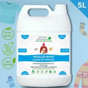 Plant Based Woolen Wash Liquid Detergent with Bio Enzyme Woolen,Chiffon & Silks (Low Foam & Mild), For Top/Front Load Washing Machine