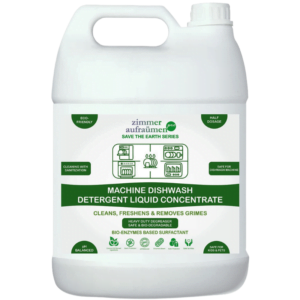 Zimmer Aufraumen Pro Machine Dishwash Detergent Liquid Concentrate 5 Lit. Bio Enzymes Based Surfactant