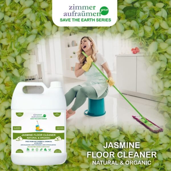 Zimmer Aufraumen Pro Jasmine Floor Cleaner Natural & Organic 5Lit. Bio Enzymes Based Surfactant
