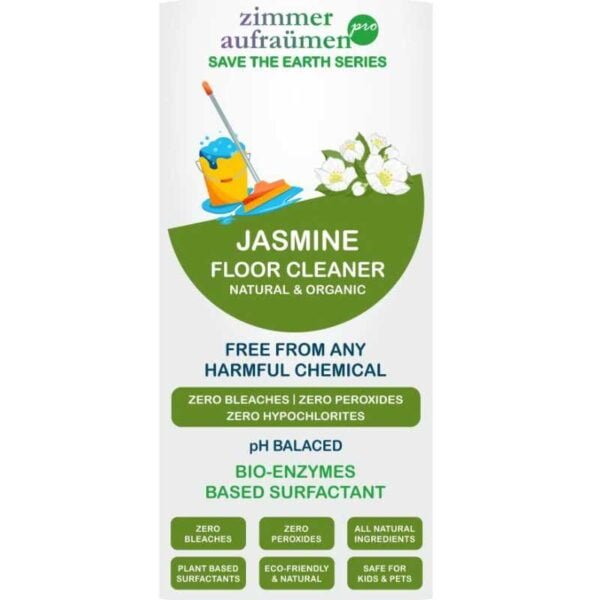 Zimmer Aufraumen Pro Jasmine Floor Cleaner Natural & Organic 450ml Bio Enzymes Based Surfactant