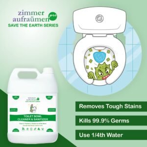 Toilet Bowl Cleaner & Sanitizer 5 Liters with Bio Enzymes
