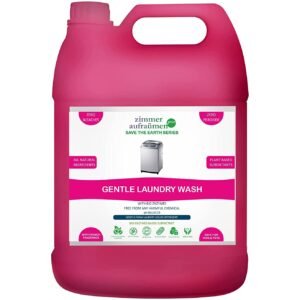 Zimmer Aufraumen Pro Top Load Machine & Bucket Manual LAUNDRY LIQUID DETERGENT(5 Liters). with Bio Enzymes & Plant based surfactant