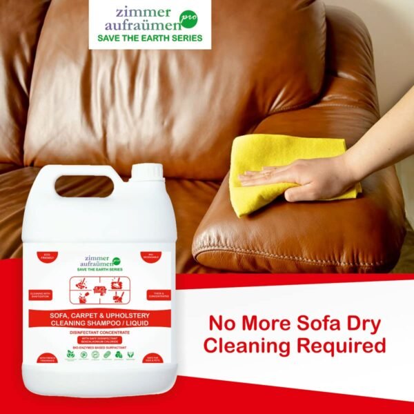 Zimmer Aufraumen Pro Sofa, Carpet & Upholstery Cleaning Shampoo / Liquid 5Lit.