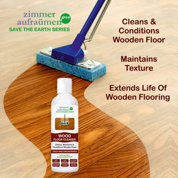 Zimmer Aufraumen Pro Wood Floor Cleaner 450ml With Bio Enzymes