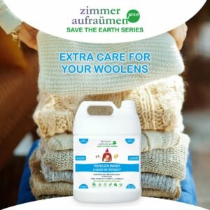 Plant Based Woolen Wash Liquid Detergent with Bio Enzyme Woolen,Chiffon & Silks (Low Foam & Mild), For Top/Front Load Washing Machine