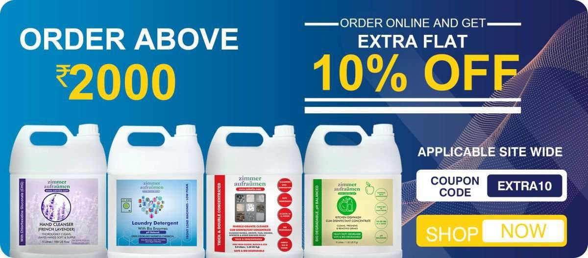 Sales-Offer-on-Zimmer-Aufraumen-Cleaners, laundry detergen, floor cleaners, room fresheners, hand wash , woolen wash, home improvements, home decor, household