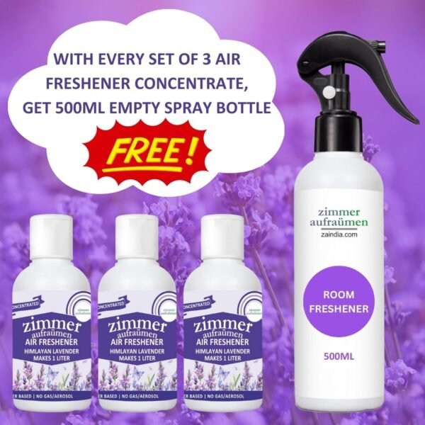 Natural Air Freshener Concentrate (3X50 ml)-Makes 3L (French Lavender)