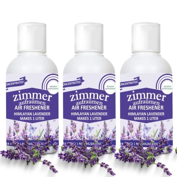 Natural Air Freshener Concentrate (3X50 ml)-Makes 3L (French Lavender) - Image 7