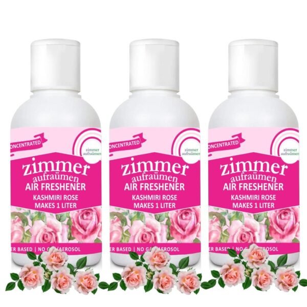 Natural Air Freshener Concentrate (3X50 ml)-Makes 3L (Kashmiri Rose) - Image 7