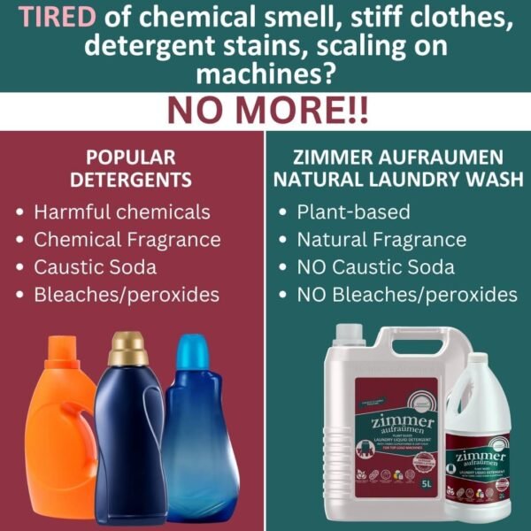 Plant-based Top Load Machine Liquid Detergent-5L | with BioEnzymes - Image 6
