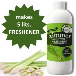 Natural Air Freshener Concentrate Lemongrass (200ml)- makes 5L Liquid