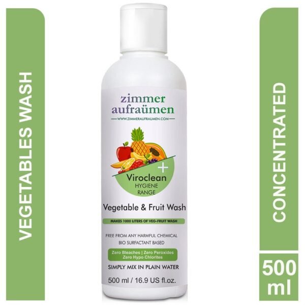 Vegetable & Fruit Wash Liquid-500ml | Grem-Killing Concentrated Formula
