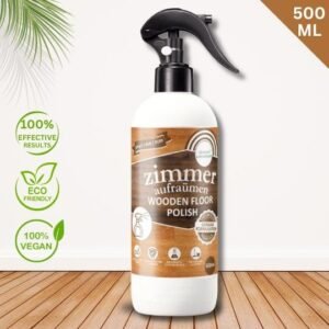 Wooden / Wood Floor Polish & Maintainer (500 ml) | Apply, Rub & Buff