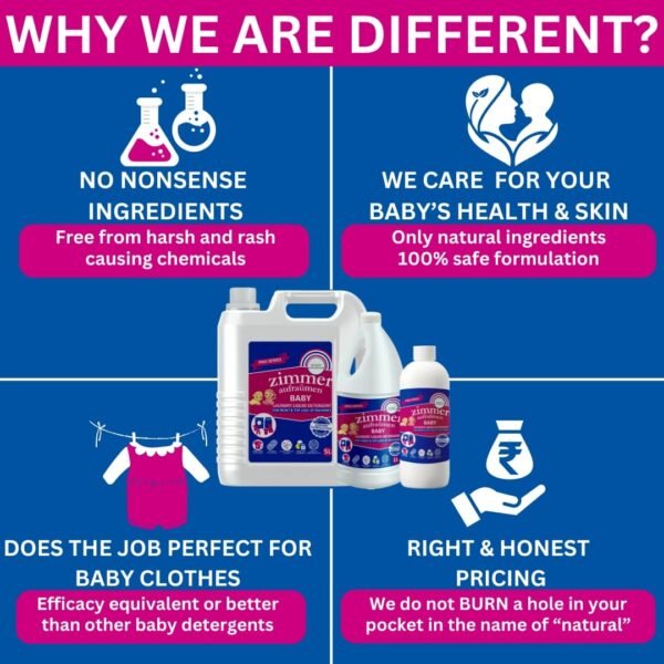 Pro Baby Laundry Liquid Detergent for Top & Front Load Machines- 5L - Image 6